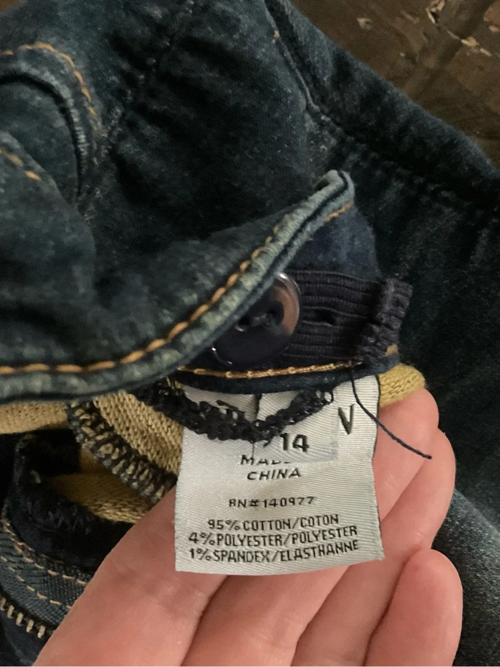 Hudson Jeans Kids Dark Blue Washed Stretch Jeans